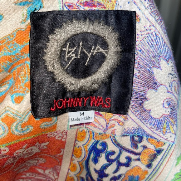 BIYA JOHNNY WAS boho coat hooded jacket Jacket size Medium - Picture 9 of 12